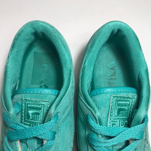 Suede Fila Original Fitness Aqua Lowtop Sneakers - Picture 8 of 15